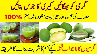 Keri Ka Sharbat Recipe | Kachay Aam Ka Juice banane ka tarika | Raw Mango Juice