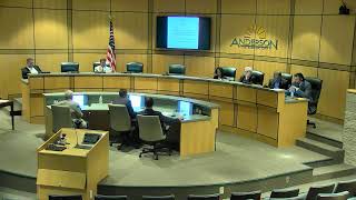 City of Anderson City Council Meeting  - May 9, 2022