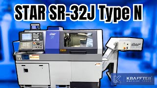 STAR SR-32J Type N - Swiss Type CNC Lathe