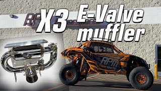 X3 E-Valve Sport Muffler! BEST Can-Am X3 Exhaust Just Got BETTER!