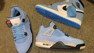 NO YOUTUBER HAS GS "UNIVERSITY BLUE" AIR JORDAN 4 🤪