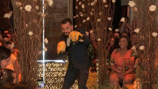 Noivo entra com luvas de boxe no casamento, sensacional! 🥊🤣 | Casamento Carla & Careca