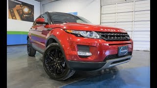 Ruby Red Range Rover Evoque!