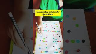 Visual Perception || Eye Hand Coordination in special kids #shorts