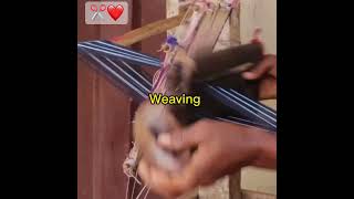 Traditional Aṣọ òkè  weaving #asooke #fashion #fashionlover