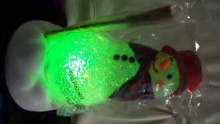 Avon The Gift Collection Chilly Samantha Light Up Snow Woman Snowman 1