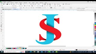 JS Logo Design in Coreldraw | CorelDRAW Basics for Beginners Tutorial