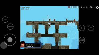 Broforce (DXVK 0.96, dri3-Turnip, dsoal wrapper EAX) on MultiWine_v7.4+Xegw2.1_AllMod