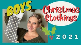 Stocking Stuffers for Boys || What's in My Kids' Stockings || Christmas 2021