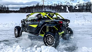 ДРИФТ НА ЛЬДУ ПОШЕЛ НЕ ПО ПЛАНУ. LADA vs BRP MAVERICK vs POLARIS RZR vs CFMOTO ZFORCE 1000