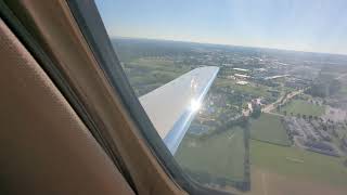 Departing Green Bay Airport GRB in a Cessna Citation