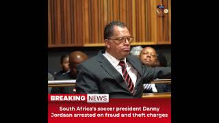 Desitdown News (South Africa's soccer president Danny Jordaan arrested on fraud) #desitdown #news