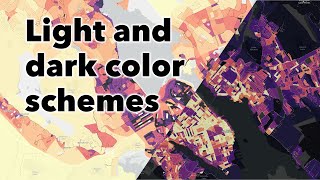 Light and Dark Color Schemes in ArcGIS Pro & ArcGIS Online | Tutorial