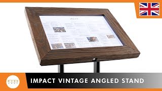 Menu Case - Impact Vintage Angled Stand