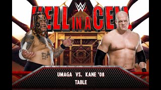 WWE 2K23 | Umaga vs Kane 08 Tables Match | Hell in a Cell