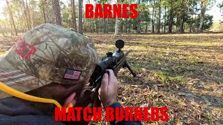 Ballistics gel hunting vs match bullets episode 25 Barnes match burners