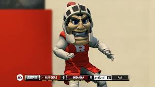 Rutgers football vs. Indiana | 2021 simulation (NCAA Football 14)