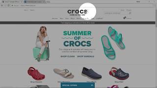 How to use Crocs Canada coupons