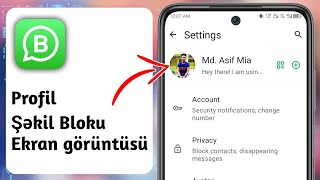 WhatsApp Profil Şəkilində Ekran Şotunu Necə Blok Etmək olar