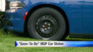 Soon-to-be Michigan State Police patrol car stolen