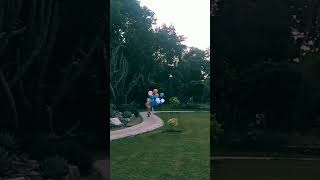 Run with Balloons 🎈🎈#ytshorts#fun#beautiful  #shortsvideo #rehmattinyshow