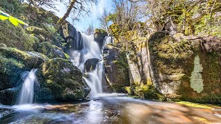 Cascata Mularza Noa (Bolotana - Sardegna) aerial drone