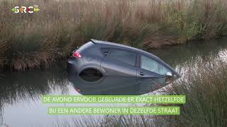 Binnen 24 uur een tweede auto te water aan de Kievit in Maurik