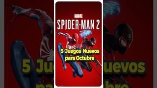 Los 5 Juegos que se Lanzarán en OCTUBRE - 2023 #shorts