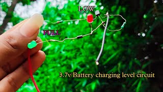 3.7v battery charging level circuit 18650 battery charge level indicator 4v bettery charge detector