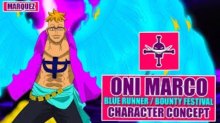 ONIGASHIMA MARCO 🍍 / BOUNTY FEST CHARACTER CONCEPT (CONCEPTO DE PERSONAJE) / ONE PIECE BOUNTY RUSH