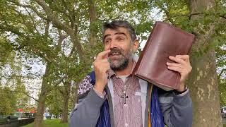 Ex-Muslim Preacher - Encourage Muslims - Speakers Corner Hyde Park London 18-9-2022.