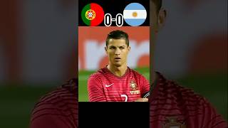 Portugal VS Argentina (1-0) Ronaldo VS Messi 2014. #shorts #portugal #ronaldo #messi