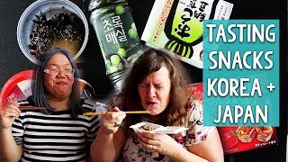 Try New Things - KOREAN SNACKS REACTION pt 1/2