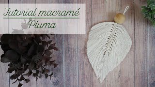 Tutorial macramé: pluma (colaboración Beebeecraft)