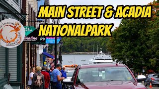 AIDAdiva Transatlantik 2018 Teil  8/9 - Spaziergang auf der Main Street in Bar Harbor, USA Maine