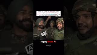 Indian Army soldier posted along the LoC sings a heartfelt song, #Diwali2024🪔 #jammu #jammukasmir