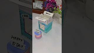 Paper craft cake 🎂 (miniature craft) #shorts #art #love #youtubeshorts