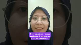 beta bloker obat penurun tekanan darah pada hipertensi. Efek samping cemas & konsentrasi menurun