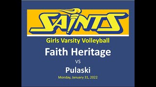 FHS vs. Pulaski- Girls Varsity Volleyball