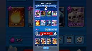 BEST BOMBER EVOLUTION LAUNCH  DECKS CLASH ROYALE (3 DECK )✨