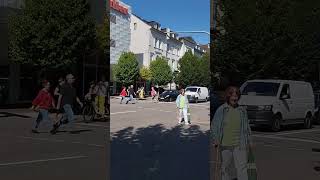 Walking around Germany. Heidelberg, central square. State of Baden-Württemberg. #travel #germancity