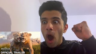 MUFASA The Lion King Official Trailer Reaction!! [WHITE LIONS!]