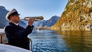 Lake Koenigssee| berchtesgaden trumpet | konigsee trumpet echo 2022| Reflected sounds from mountains