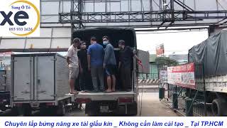 Chuyên lắp bửng nâng hạ xe tải giấu kín - Không cần làm cải tạo