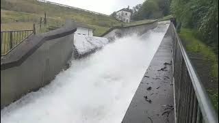 Hochwasser Beverdamm Hückeswagen