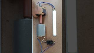 How does the DC motor generate electricity #shorts #dcmotor #diy