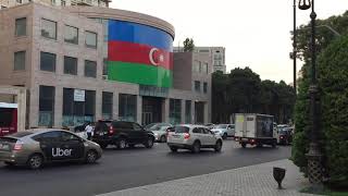 Баку, сквер с фонтаном/ Baku, a little park for rest