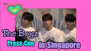 THE BOYZ 더보이즈 Press Conference Singapore (Eng)