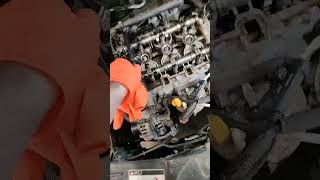 Citroen c3 110.00 km 2018 timing belt change. Tandrem udsk. kamremsbyte. #automobile #mechanic #car