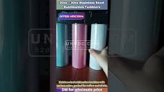 20oz - 30oz Stainless Steel Sublimation Tumblers #viral #trending #factory #wholesale #amazonfinds